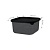 Контейнер для продуктов Sugar&Spice Black квадратный 0,8 л с гибкой крышкой, SE168010621 (18) Черный - фото
