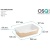 Контейнер бумажный OSQ OpSalad 800 207*127*55 мм с крышкой белый/крафт 50 шт/упак Контейнер бумажный OSQ OpSalad 800 207*127*55 мм с крышкой белый/крафт 50 шт/упак - фото