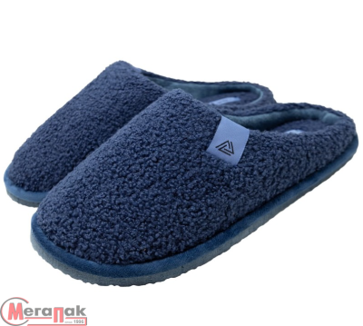 Туфли домашние мужские закрытые J2023-06 (синий, 42 (QR)) Синий - фото