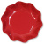 Тарелка бумажная Д=18,5 (1/10шт) RED 46TC Тарелка бумажная Д=18,5 (1/10шт) RED 46TC Красный - фото