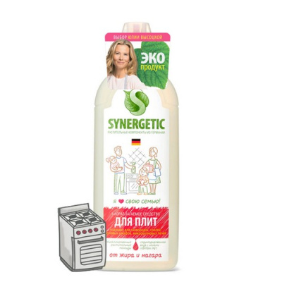 Гель для чистки кухонных плит "Synergetic" 1,0л, арт. 106100  - фото