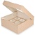 Коробка для маффинов OSQ Muf 9 6230 мл 251*251*99 мм крафт/белая 1 шт. Коричневый - фото