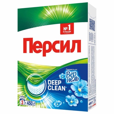 Стиральный порошок Персил Свежесть от Вернель автомат 450 г Белый - фото